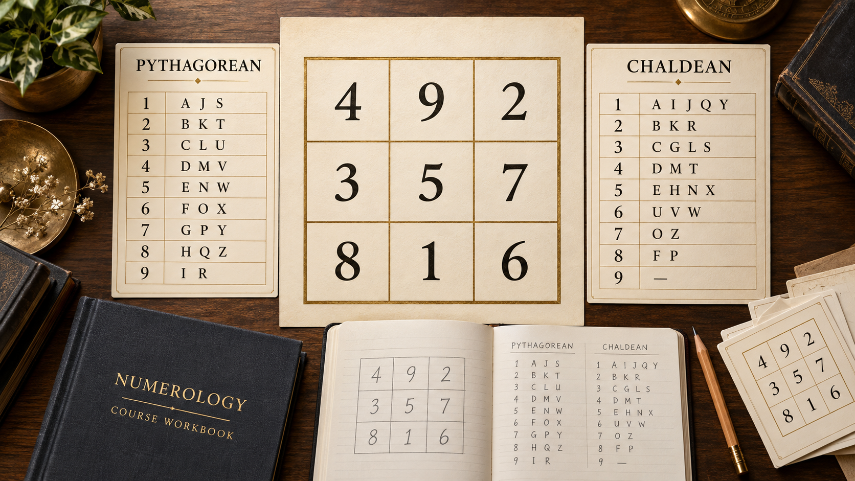 Chaldean and Pythagorean Numerology Course Materials